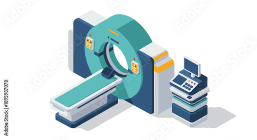 Medical Imaging Equipment MRI Scanner Machine.