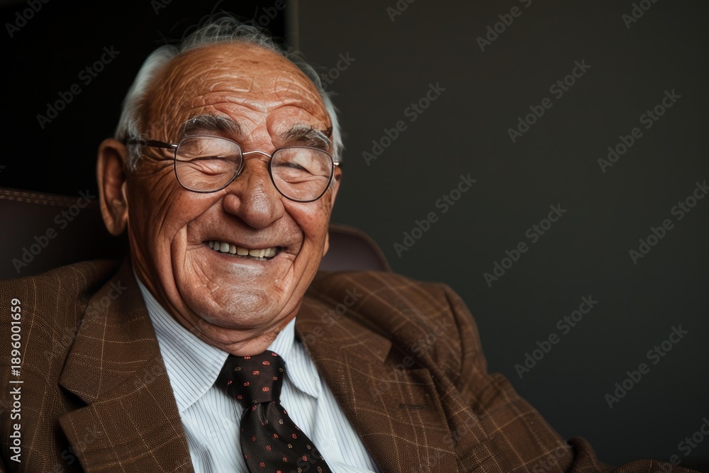 custom made wallpaper toronto digitalClose up of joyful senior executive manager laughing, wearing suit and tie