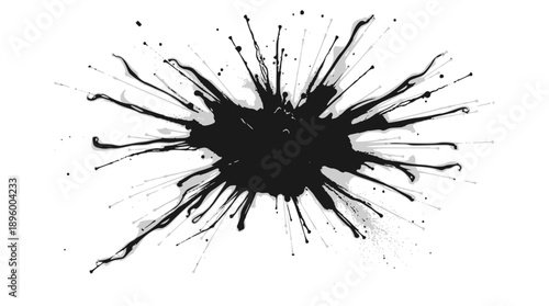 A minimalist black and white icon featuring contrasting tones with a clean white background emphasizing simplicity and c