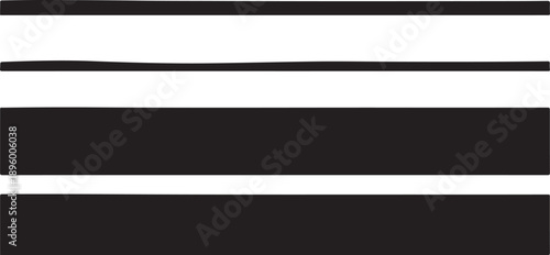 Black and white horizontal stripes pattern background texture design