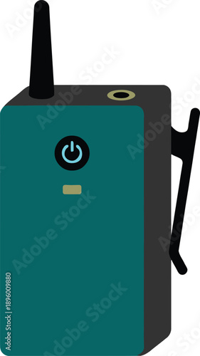 Professional wireless microphone bodypack transmitter with antenna and belt clip for filmmaking audio recording and cinema sound production broadcast system gear.