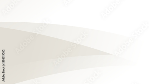 White abstract background with smooth curved waves, minimalist vector style elegant backdrop for corporate design.