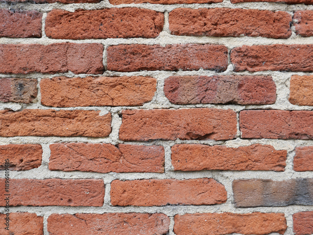 Obraz premium red brick wall background