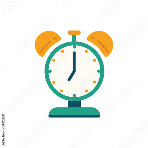Alarm Clock Illustration – Study Time Management
