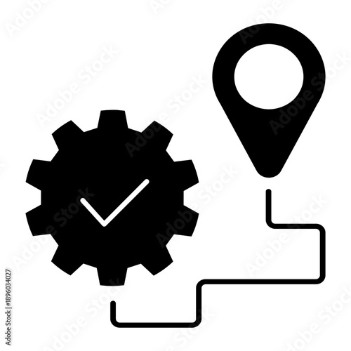 Maintenance vector icon. Technical support Illustration sign. Installing updates symbol. Bow logo.