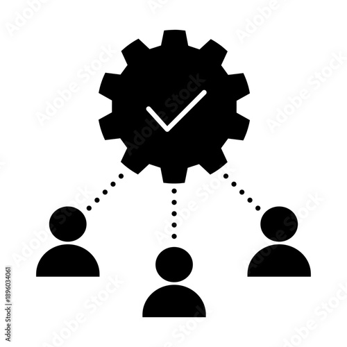 Maintenance vector icon. Technical support Illustration sign. Installing updates symbol. Bow logo.