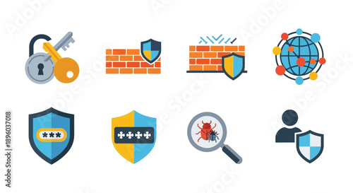 Two cartoon trumpets one yellow and one orange are displayed