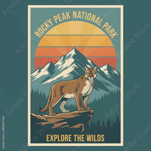 Explore The Wilds National Park Illustration