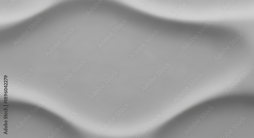 Fototapeta premium Blurry grayscale image with smooth curved shapes