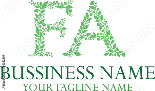 FA F fa initial logo | initial based abstract modern minimal creative logo, vector template image. luxury logotype logo, real estate homie logo. typography logo. initials logo