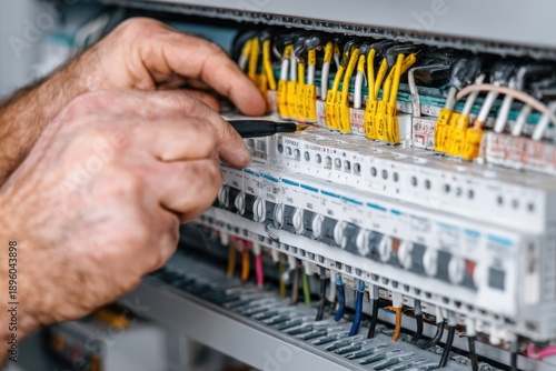 electrician at work