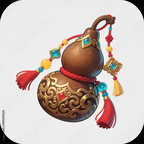 Chinese ancient style texture gourd