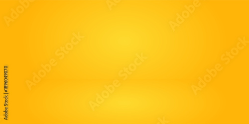 Studio background abstract with Gradient in empty room studio  Yellow empty room studio gradient used for background abstract simple