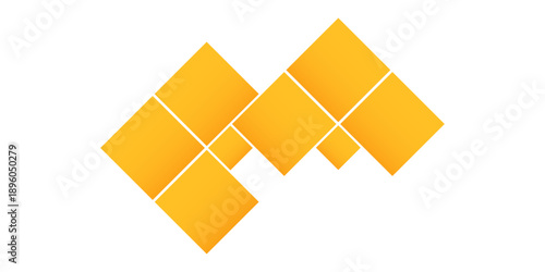 Abstract pattern seamless yellow hexagon honeycombs on a white background. Honey comb background pattern symbol design art