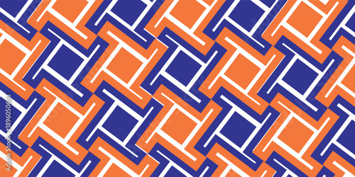 Modern seamless abstract geometric pattern. Vector Illustration. Reflectarray antenna background abstract simple design