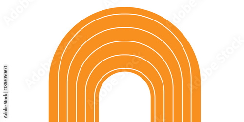 Modern template design for run championship or any sports event simple