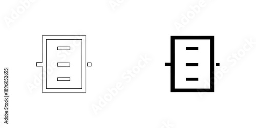 Minimalist Business Icon featuring Medical First Aid Kits, Security Shields, Financial Dollar Symbols, and Industrial Technical Gears for Corporate Identity