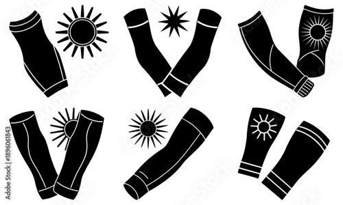 Illustration of Socks with Various Designs and Patterns