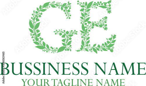 GE G ge initial logo | initial based abstract modern minimal creative logo, vector template image. luxury logotype logo, real estate homie logo. typography logo. initials logo