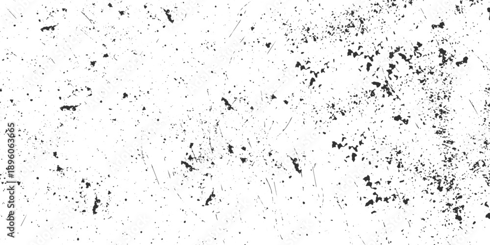 Fototapeta premium White Paper Grain Dot Noise Texture Vector with Distress Effect.Abstract dusty film grain speckled grunge overlay background for vintage and modern design projects.