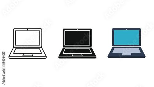 Different laptop designs and styles