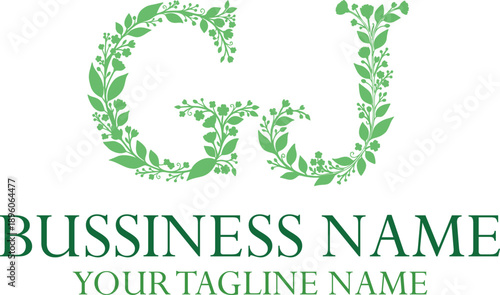 GJ G gj initial logo | initial based abstract modern minimal creative logo, vector template image. luxury logotype logo, real estate homie logo. typography logo. initials logo