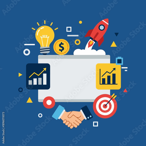 Business Partnership Handshake Deal Success.