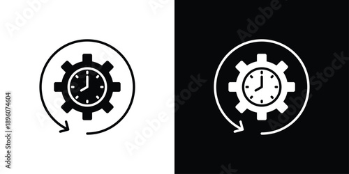 Consistency Icon Sheet Black And White