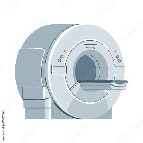 Medical Imaging Scanner Illustration