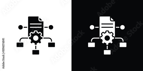Framework Icon Sheet Black And White