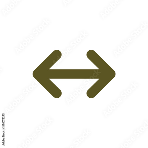 A simple illustration of two opposing arrows facing left and right