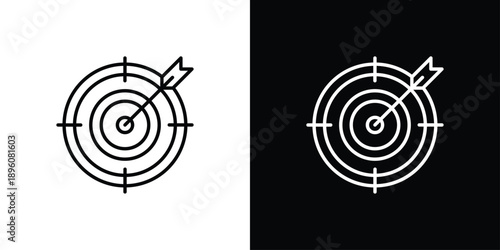 Goal Icon Sheet Black And White