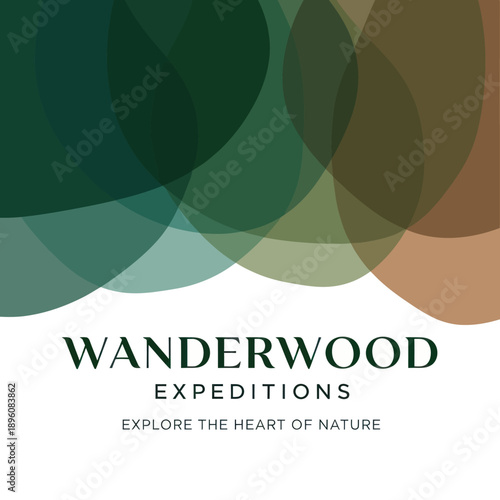 Wanderwood Expeditions Logo Nature Exploration Text.
