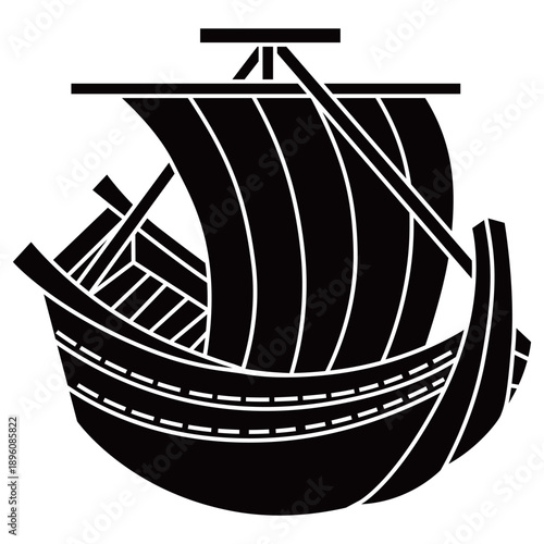 家紋です。帆掛け船といいます。