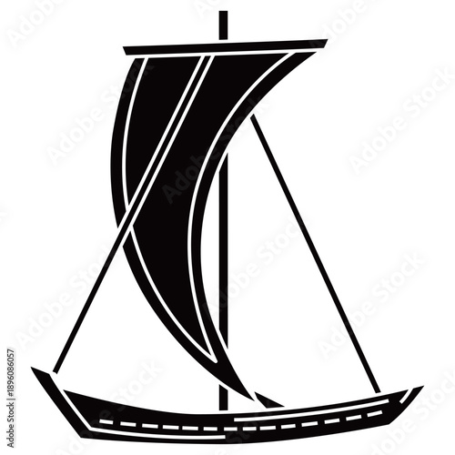 家紋です。帆掛け船といいます。