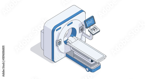 Medical CT Scanner Machine for Diagnostics.