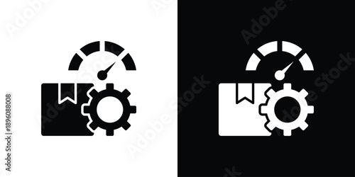 Performance Icon Sheet Black And White