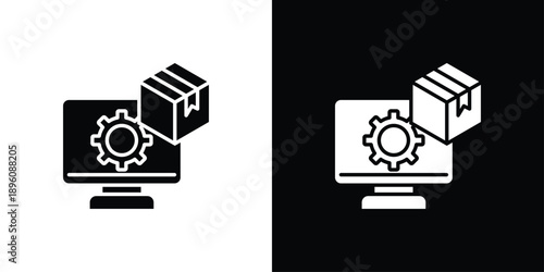 Package Icon Sheet Black And White