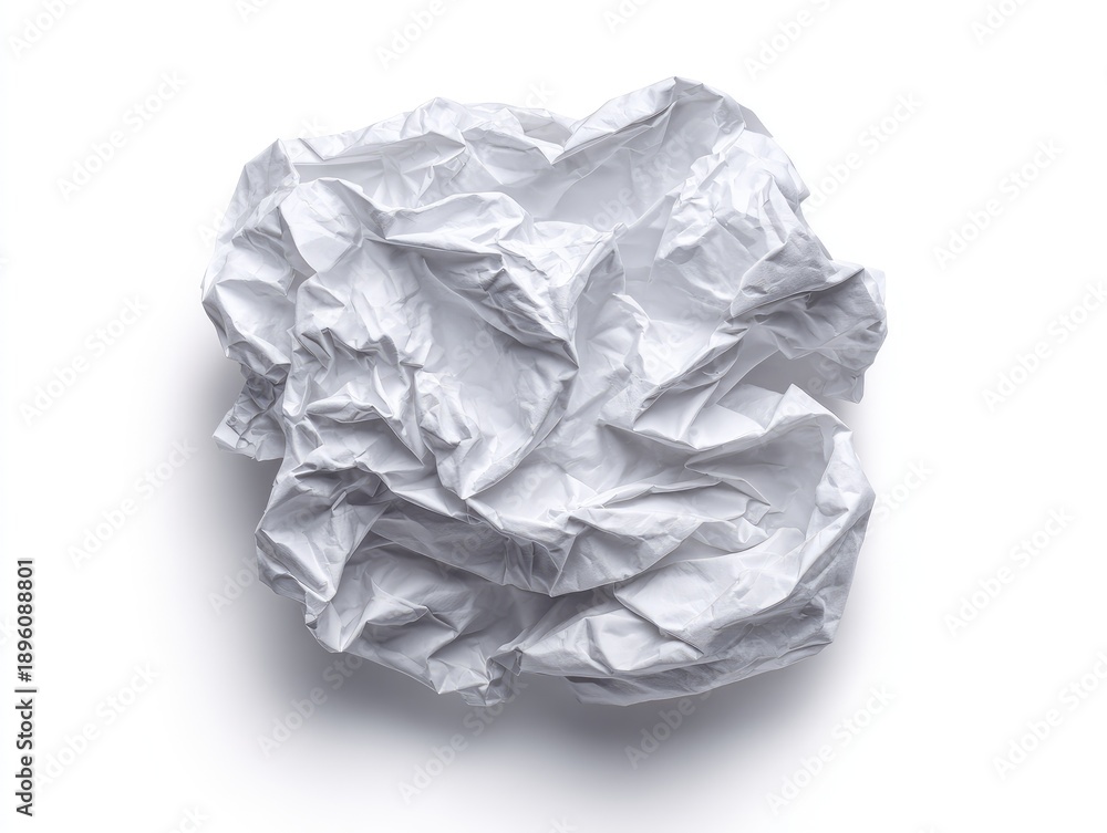 Fototapeta premium crumpled paper ball