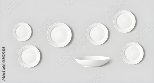 plate, dish, white, empty, dinnerware, tableware, ceramic, porcelain, kitchen, dining, serving, food, meal, clean, round, simple, minimal, modern, flat, icon, illustration, vector, symbol, graphic, de