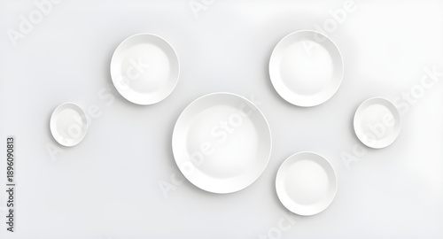 plate, dish, white, empty, dinnerware, tableware, ceramic, porcelain, kitchen, dining, serving, food, meal, clean, round, simple, minimal, modern, flat, icon, illustration, vector, symbol, graphic, de