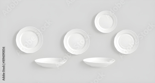 plate, dish, white, empty, ceramic, porcelain, dinnerware, tableware, dining, kitchen, serving, food, meal, round, clean, simple, minimal, modern, icon, illustration, vector, symbol, flat, graphic, de