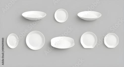 plate, dish, white, empty, ceramic, porcelain, dinnerware, tableware, dining, kitchen, serving, food, meal, round, clean, simple, minimal, modern, icon, illustration, vector, symbol, flat, graphic, de