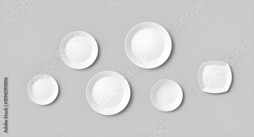 plate, dish, white, empty, tableware, dinnerware, ceramic, porcelain, kitchen, dining, food, meal, serving, round, clean, minimal, simple, modern, flat, icon, illustration, vector, symbol, graphic, de