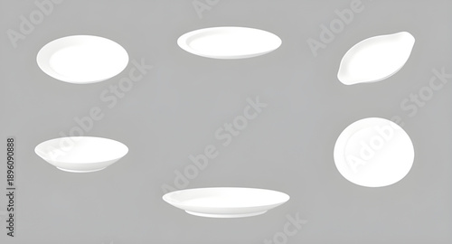 plate, dish, white, empty, tableware, dinnerware, ceramic, porcelain, kitchen, dining, food, meal, serving, round, clean, minimal, simple, modern, flat, icon, illustration, vector, symbol, graphic, de