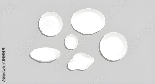 plate, dish, white, empty, tableware, dinnerware, ceramic, porcelain, kitchen, dining, food, meal, serving, round, clean, minimal, simple, modern, flat, icon, illustration, vector, symbol, graphic, de