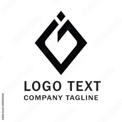 Photography gi or gi  letter logo design