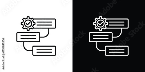 Prioritization Icon Sheet Black And White