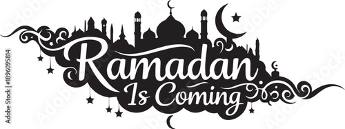 Ramadan is coming islamic holiday greeting