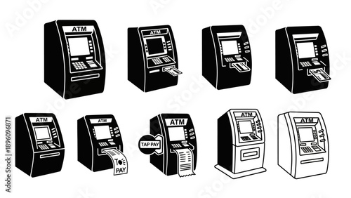Collection of ATM Machines: Various Designs and Functions